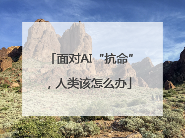 面对AI“抗命”，人类该怎么办