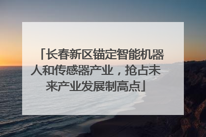 长春新区锚定智能机器人和传感器产业，抢占未来产业发展制高点