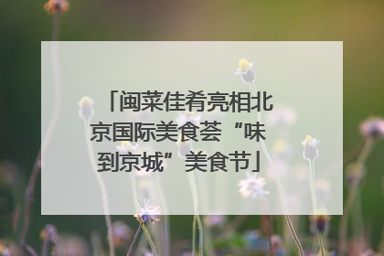 闽菜佳肴亮相北京国际美食荟“味到京城”美食节