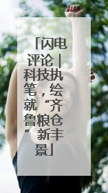 闪电评论｜科技执笔，绘就“齐鲁粮仓”新丰景