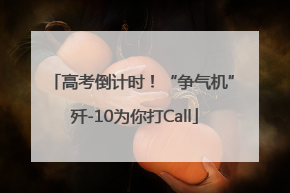 高考倒计时！“争气机”歼-10为你打Call