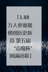 1.88万人参赛规模创历史新高 第五届“贡嘎杯”圆满闭幕