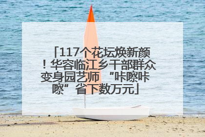 117个花坛焕新颜！华容临江乡干部群众变身园艺师 “咔嚓咔嚓”省下数万元