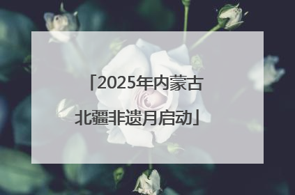 2025年内蒙古北疆非遗月启动